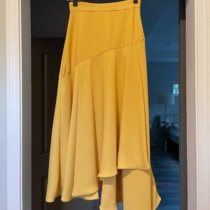 Yellow Ruffled Skirt - S - Brand New
